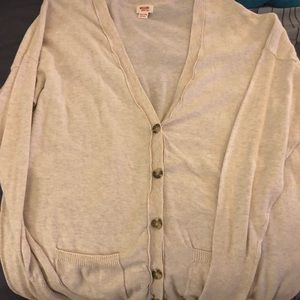 Cream cardigan from Target